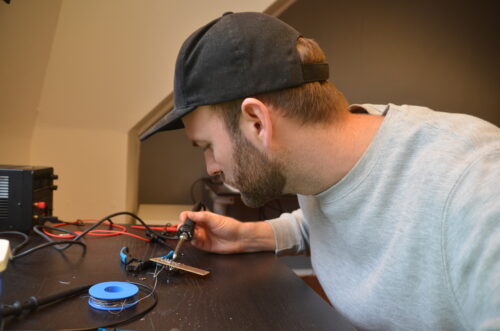 Oyvind soldering